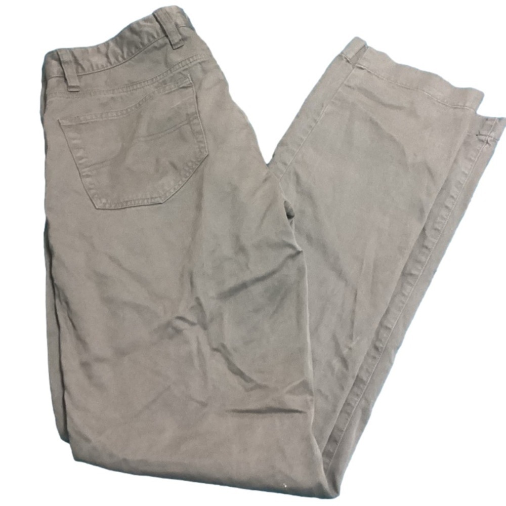 Saks FIFTH AVENUE Gray Twill Pants Size 32